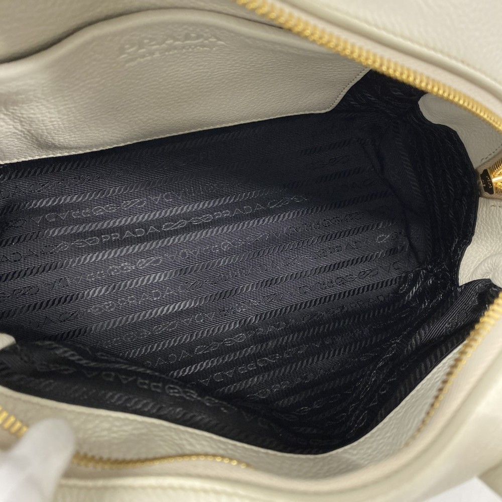 Prada handbag leather white ladies - Picture 4 of 8